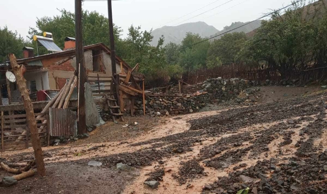Elazığ’da sel sonrası hasar tespit çalışmaları