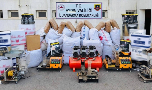 Ev değil, sigara üretim fabrikası çıktı