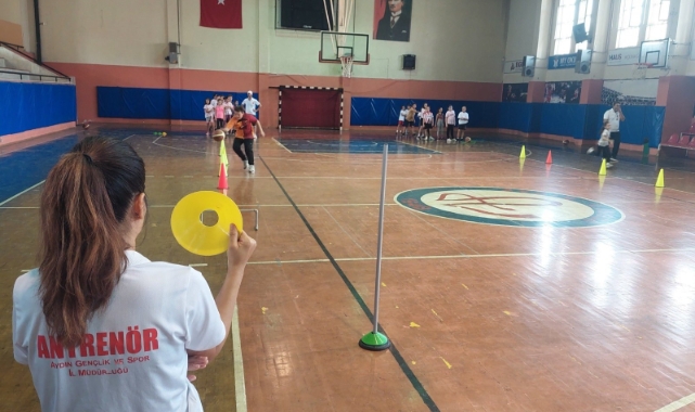 Geleceğin sporcuları antrenmanlarına başladı