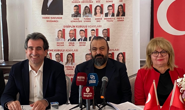 Hakkı Savunur Soğancı Bursa Barosu Başkanlığına adaylığını açıkladı