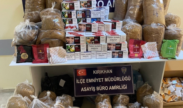 Hatay’da kaçak tütün operasyonu!