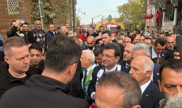 İBB Başkanı Ekrem İmamoğlu’na Bursa’da sevgi seli 