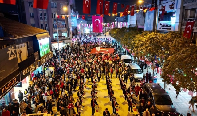 İnegöl’de Cumhuriyetin 101. yılı coşkusu  