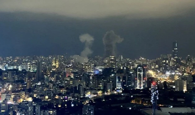 İsrail, Beyrut'un merkezini vurdu: 2 ölü, 9 yaralı