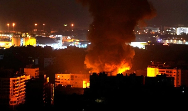 İsrail'den Beyrut'a yeni bombardıman!
