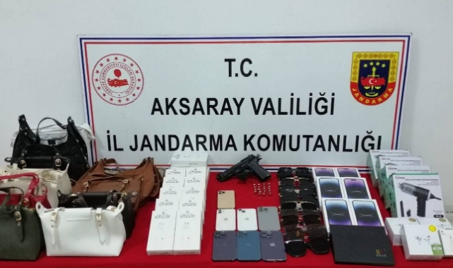 Jandarmadan gümrük kaçağı ürün operasyonu