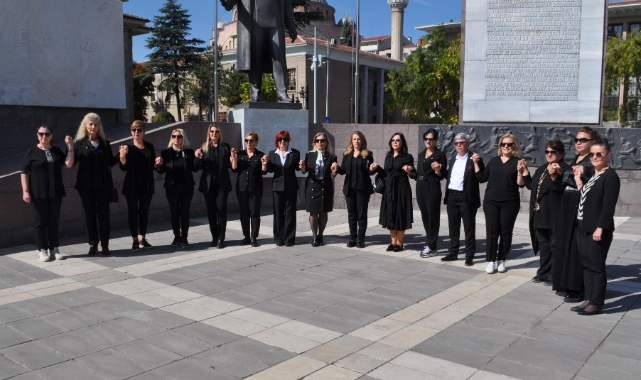 Kadın muhtarlar "Kadına ve çocuğa şiddete hayır" dedi
