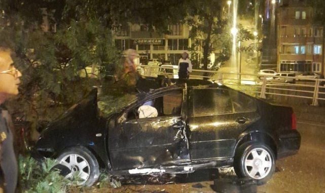 Karabük'te trafik kazaları : 2 yaralı