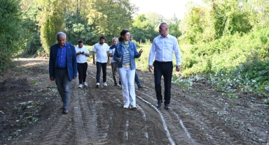 Karacabey Belediyesi Yeniköy'de trafik sorununu bitiriyor