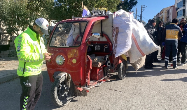 Karaman’da elektrikli motosikletler çarpıştı