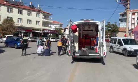 Karaman'da motosikletler çarpıştı