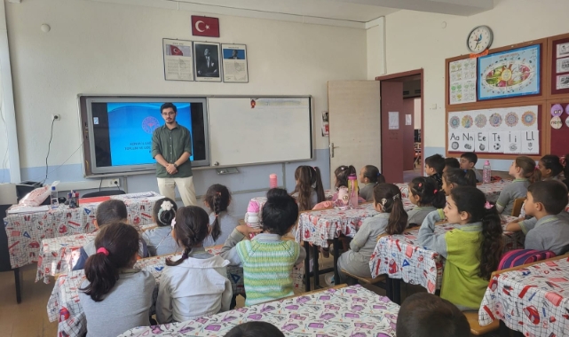 Karapınar'da öğrencilere ağız ve diş sağlığı eğitimi verildi