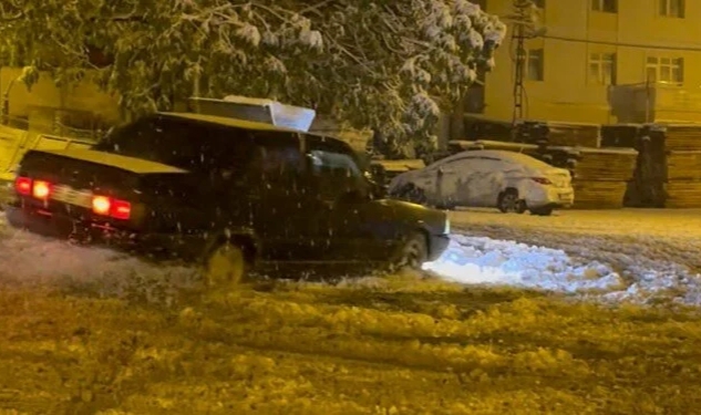 Karda drift pahalıya patladı