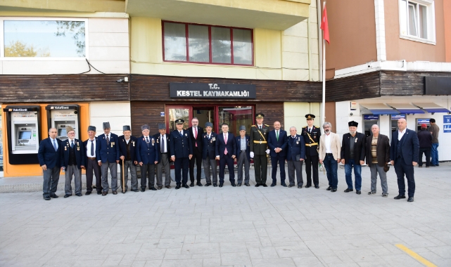 Kestel Protokolü'nden Cumhuriyet Bayramı tebrik kabul töreni