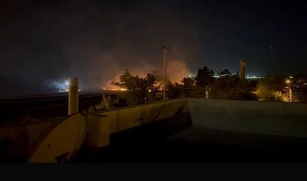 Kilis sınırında sıcak anlar! Mayınlı bölgeye roket parçası düştü