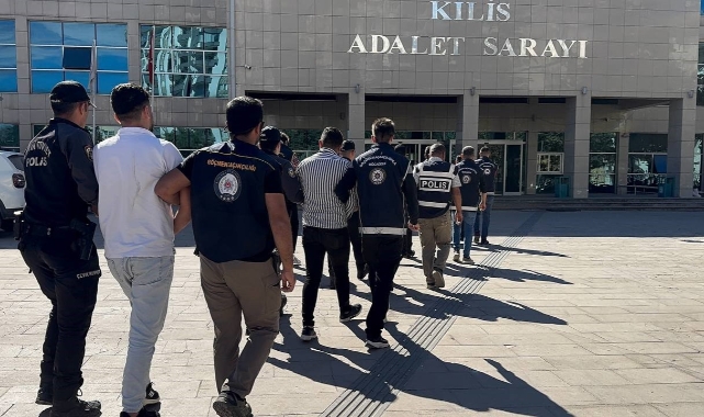  Kilis'te göçmen kaçakçılığı yapan 5 organizatör tutuklandı 