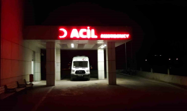 Kontrolden çıkan otomobil bariyerlere çarptı
