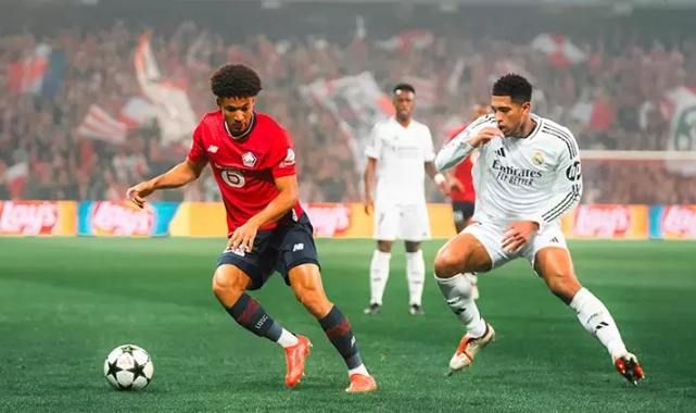 Lille, Real Madrid'i devirdi! 14 maçlık seri bitti