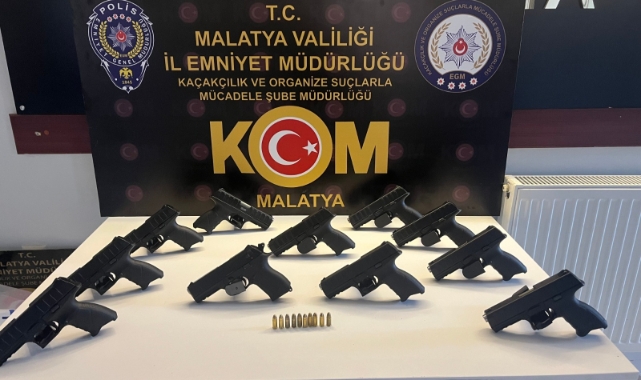 Malatya'da yasa dışı silah ticareti operasyonu