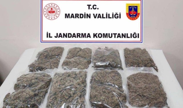 Mardin’de durdurulan araçta uyuşturucu madde ele geçirildi 