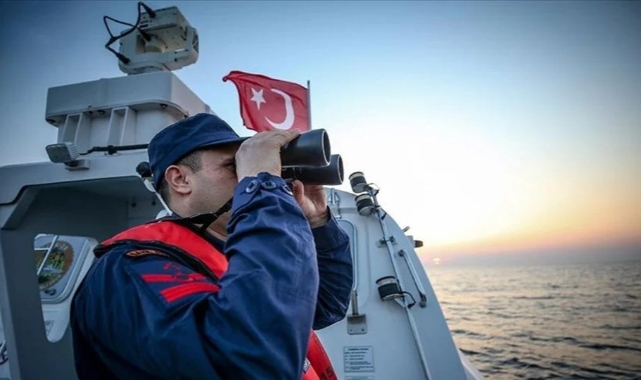 MSB keşif ve gözetleme esnasında Yunanistan'dan gelen göçmenler tespit etti