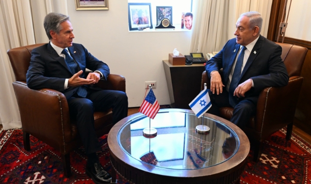 Netanyahu, ABD Dışişleri Bakanı  Antony Blinken ile görüştü