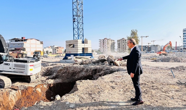Niyazi Mısri rezerv alanında temel kazıları başladı