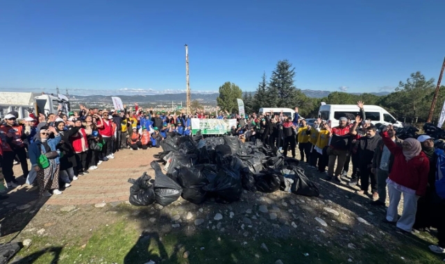 Ormanlar karış karış temizledi