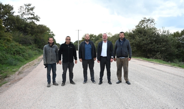 Şahmelek ve Doğla'da yol çalışmaları tamamlandı   