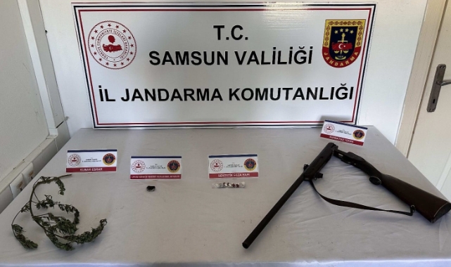 Samsun'da 14 yıl hapis cezası bulunan 2 şahıs yakalandı