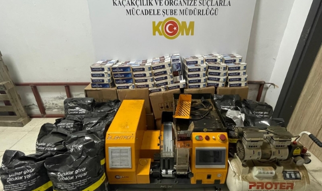 Samsun'da 20 bin adet makaron ele geçirildi