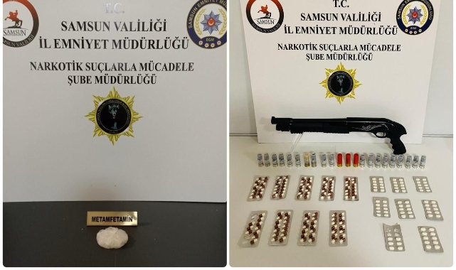 Samsun'da eş zamanlı uyuşturucu operasyonu