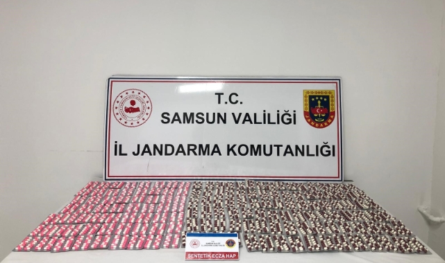 Samsun'da jandarmadan uyuşturucu operasyonu