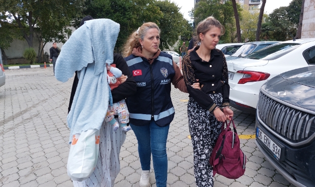 Samsun'da polisin evinden silah ve ziynet eşyası çalan 2 kadın tutuklandı