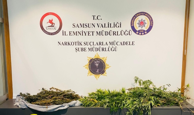Samsun'da uyuşturucu operasyonu