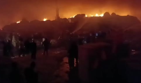 Şanlıurfa’da tekstil fabrikasında yangın: Tonlarca pamuk kül oldu 
