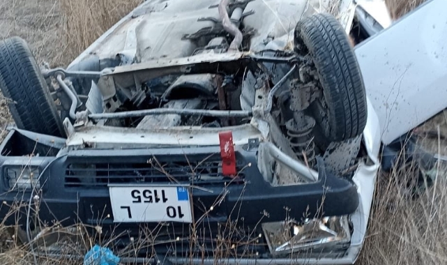 Savaştepe'de trafik kazası