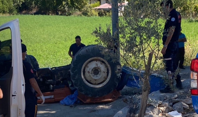 Seydikemer’de traktör devrildi: 1 ölü