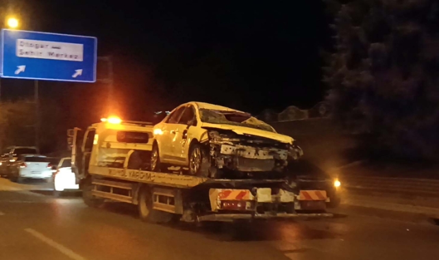 Takla atan otomobilin sürücüsü öldü