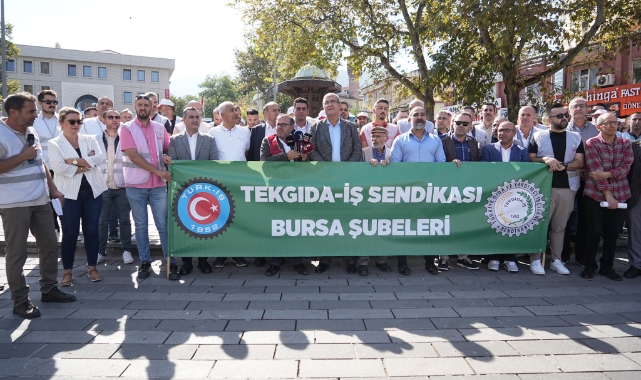 Tekgıda-İş Bursa Şube Başkanı Zeki Ertürk: "Sendika üyesi olduğu için 146 kişi işten çıkarıldı"