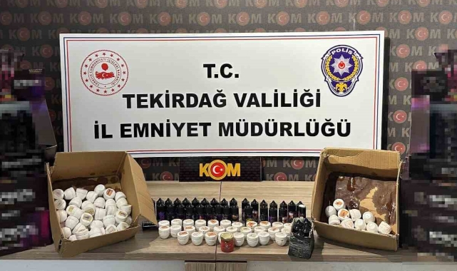 Tekirdağ'da kaçak ve sahte içki operasyonu yapıldı