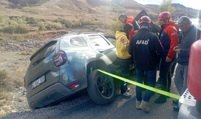 Tunceli’de araç yoldan çıktı: 3 yaralı