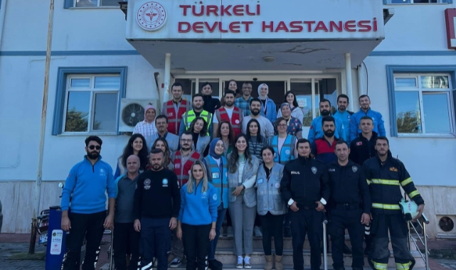 Türkeli Devlet Hastanesi'nde tatbikat