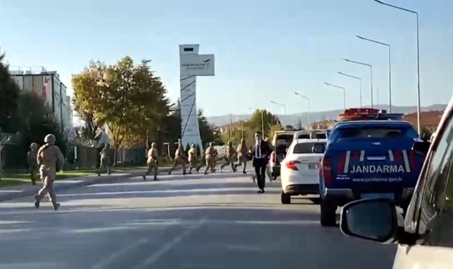 TUSAŞ'a terör saldırısı! İşte ilk görüntüler...
