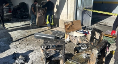 Van'da otomobilin LPG tüpü patladı!