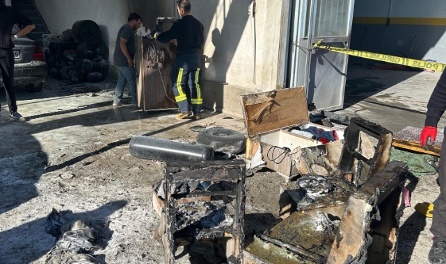 Van'da otomobilin LPG tüpü patladı!
