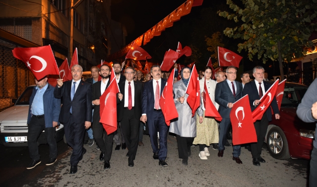 Yıldırım'da 29 Ekim coşkuyla kutlandı