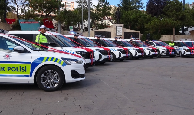 Yozgat'ın Emniyet ve jandarma teşkilatına 48 yeni araç
