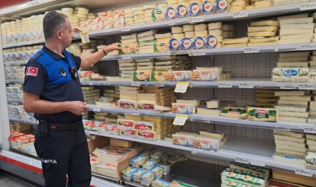 Zabıtadan market denetimi