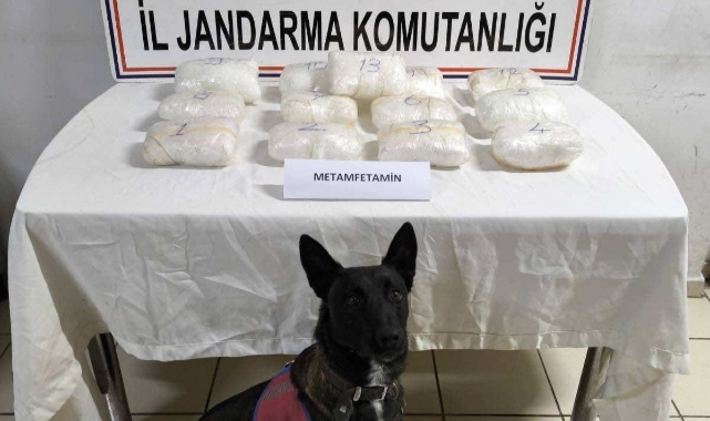 Ağrı’da tırın dorsesinde 16 kilo metamfetamin ele geçirildi